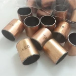 SF-1 oiless bushing slide bearing Steel Bronze Stainless Steel bearing bush bushing bearing