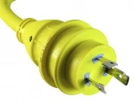 Shore Power Cord Adapter 30AMP lock Male L5-30P to 15AMP Female 5-15R Pigtail 1.5FT