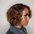 Import Short Lace Closure Curly Human Wig Ombre 4X4  Closure Bob Wig Pre Plcuked Brazilian Remy Human Hair WIgs from China