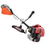 Side-mounted gasoline mower Hand-held irrigator weeder