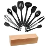 Silicone Kitchen Utensil Set 10 Piece heat resistant Non-Stick Baking Tool Silicone Utensils Cooking Tools spatula Whisk BBQ set