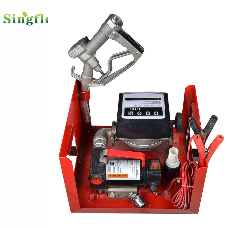 Singflo 12v fuel pump machine,portable electric fuel pump