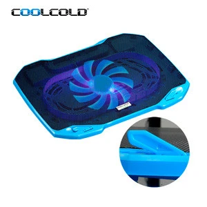 single fan metal mesh laptop cooling mini fan, usb power 14inch laptop cooling pad