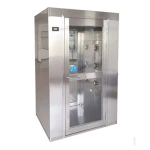 Single Person Double Sided Flow Stainless Steel Air Shower Room