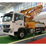 sinotruk concrete pump truck dimensions ZZ5437S4667C 8*4