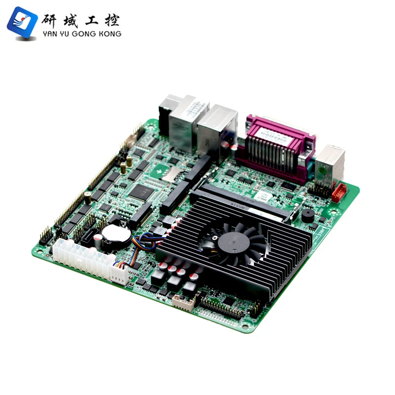 Skylake Platform dual lan industrial embedded MINI_ITX Motherboard with RS232 Serial ports ATX power supply