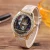 Import Sloggi charming watch cartoon owl moon quartz watch rose pattern belt watch from China
