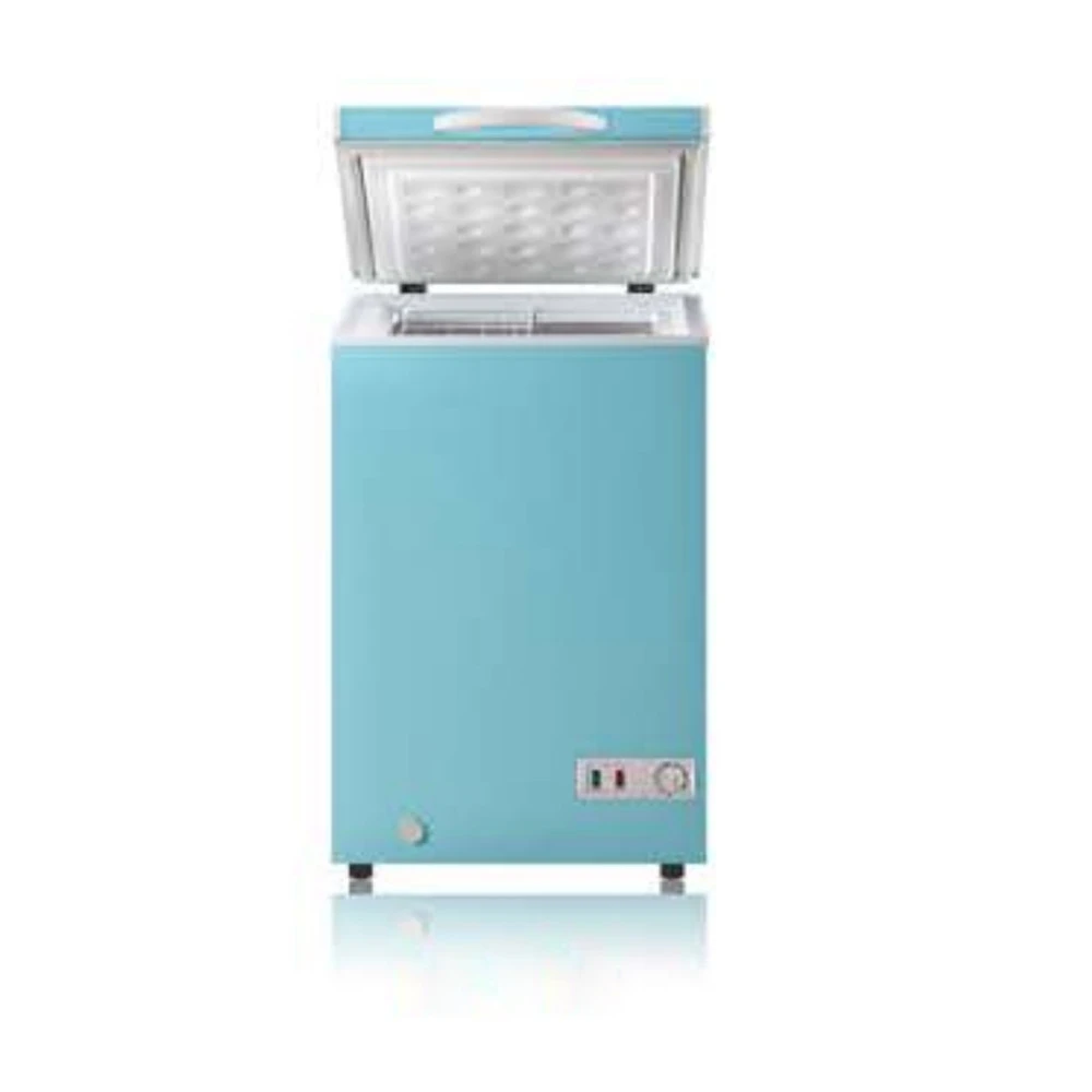 Small Home Kitchen Single Door Horizontal Small Ice Cream Chest Frigerator Freezer Machine