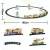 Import Soba kids battery operated toy train set toy train airplane model from China