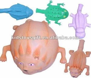 Soft crazy funny Animal design puffer ball toy