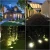 Import Solar Outdoor Ground Lamp Deck Lights Landscape Walkway Lawn Steps Pathway Yard Stairs Fences Garden Christmas Decoration from China