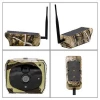 Solar Powered IP66 Waterproof Security Wildlife Hunting time Lapse Trail Cameras with Night Vision Motion Activated