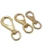 Import Solid Brass Gourd Shape Spring Snap Hook Brass Carabiner Snap Hook from China