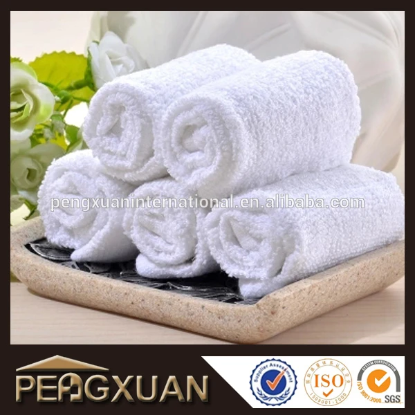 Solid color yarn dyed promotional disposable compressed face towel