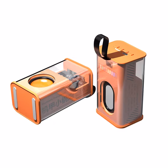 Import Portable Bluetooth Speaker with LED Light and Lanyard from China