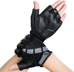 Sports Bicycle Cycling Biking Hiking Protect Gel Half Finger Fingerless Gloves