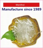 Spot Menthol Food Grade Coolant Edible Menthol Crystal Menthol Ice 25kg/barrel