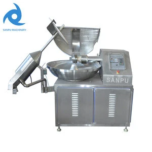 SPZB-125C 125L Commercial Meat Bowl cutter/Meat mixer bowl cutting machine/Vegetable Cutting and mixing