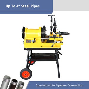 SQ100D &amp; SQ100D1 4&quot; Electric Pipe Threader Machine with trolley