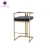 Stainless Steel Bar Chair in Gold Metal Leg