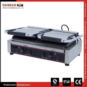 Stainless Steel CE Certified Commercial Sandwich Panini Griddle Price