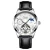 Stainless steel chain wrist watch skeleton mechanical watch