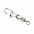 Import Stainless Steel Fishing Ball Bearing Rolling Swivels with Nice Snap Connector Fishing Accessory from China
