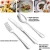 Import Stainless Steel Flatware Set Cutlery Set Silver Dessert Spoons Baby Spoons Baby Fork 2MM Thickness 14 Gauge from India