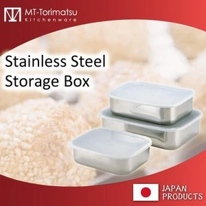 Stainless Steel Rice Storage And Any Foods Stocker For Refrigerator Freezer