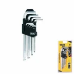 Stock Hand Tool 9pcs Medium Type Ball Point Hex Key Wrench