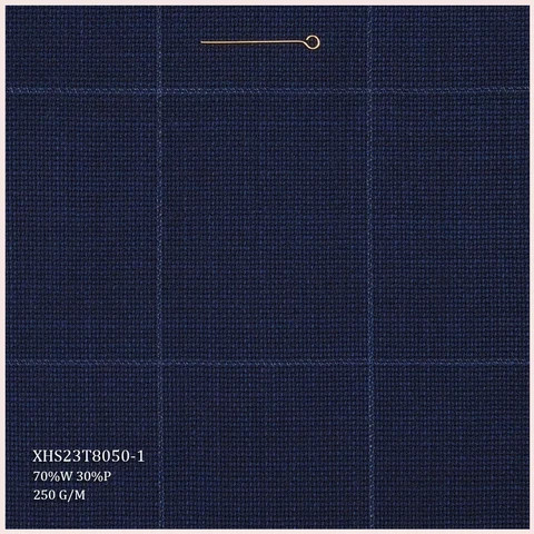 STOCK High-Class Worsted Merino Wool/Polyester Fabric Italian Suit Wool Fabric for Men Suits