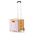 Import Storage Baskets Folding Shopping Plastic Supermarket Trolley With Wheels from China