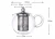 Import Stovetop Safe Tea Kettle, Glass Teapot with Infuser Set, Removable Stainless steel infuser from China