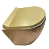 sun round moulded toilettes  bowl wc gold bathroom solid finish ceramic gens male  urinal Rug bidet commode Sanitary Squat Pan