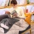 Import Super soft flannel  Blanket with animal three-in-one Air-condition Blankets Cartoon Animal Bolster Throw Pillow from China
