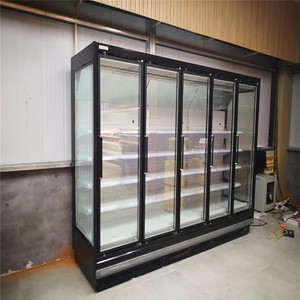 Supermarket Merchandising Shop Store Freezer Open Display Refrigeration Equipment