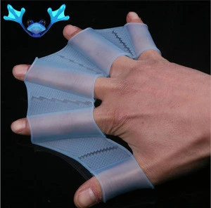 Swimming Fins Flippers Frog Hand Swim Web Webbed Glove Multi Size Training Paddle Dive Useful