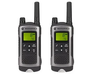 T80 Motorola Walkie Talkie  Free Calls 8 Channels 121 codes Scan/Monitor Hands free