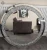 Import Telite Modern Black Grey Crystal Diamond Mirrored Console Table with Round Wall Mirror from China