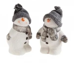 Terracotta Snowman decor Christmas supplies desk decorations