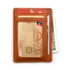 TH Brand Business Genuine Leather Credit/ID Card Holder