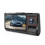 Three Cameras dashboard camera car black box 3.0 inch Front and Rear Car Camera 1080P Dual dash cam