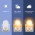 Import Tiny LED Wall Light for Baby Kids Plug in Light Sensor LED Night Light for Restroom from Japan