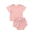 Import Toddler Baby Clothing Sets Boys Girls Unisex Soft Pima Cotton Tee and Bloomers Summer Clothing Sets from China