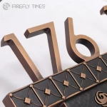 Top quality acrylic hotel room number door sign board