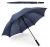Import Top Quality Black Color Golf Umbrella With Logo Prints Auto Open Straight Umbrella With Soft Handle from China