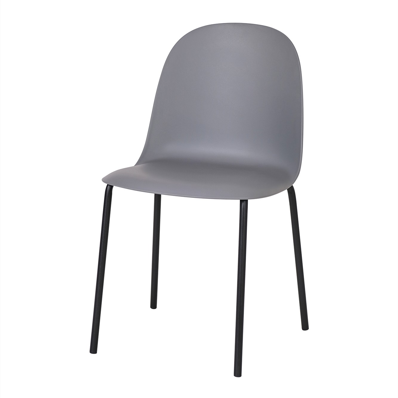 Top quality home furniture free sample more colors option Modern Nordic Dining Chairs With Black Powder Coated Metal Legs