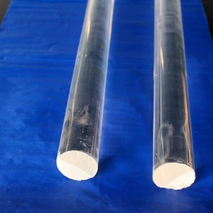 Top quality hot sale clear quartz rod with diameter up to 50mm
