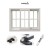 Import TOP WINDOW Aluminium Windows and Doors Sliding Window with Inside Grill from China