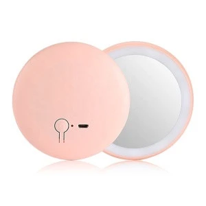 Touch Screen Make Up LED Mirror Cosmetic Folding Portable Compact Pocket LED Lighted Makeup Mirror